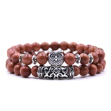 YIZIZAI Owl Bracelet Jewelry Stone Bracelets Men Women Pulseira Masculina Feminina Bileklik Pulseras Mujer Bijoux Armband set