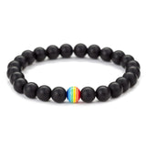 Rainbow Couple Bracelet Men Bileklik Jewelry Bracelets For Women Erkek Bileklik Pulseras Mujer Pulseira Femme Masculina Armband