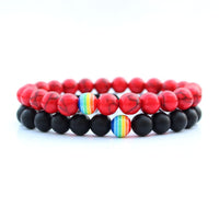 Rainbow Couple Bracelet Men Bileklik Jewelry Bracelets For Women Erkek Bileklik Pulseras Mujer Pulseira Femme Masculina Armband