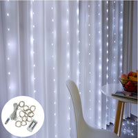 3M LED Fairy Lights Garland Led Festoon Curtain Lamp Remote Control USB Curtains String Lights Christmas Decoration for Home